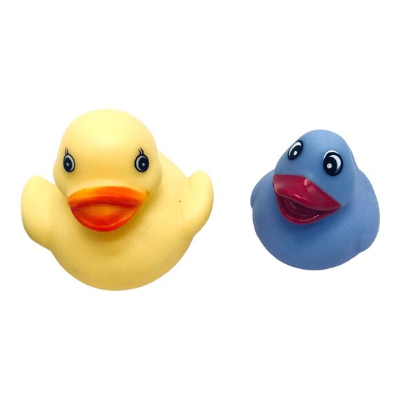 Set Of 3 Classic Rubber Duck Ducky Squirter Bath jeep cruise Ducking Favor blue - Picture 4 of 5
